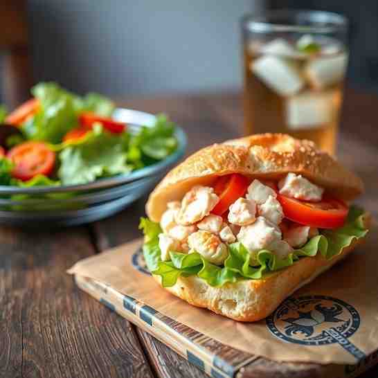 Healthy Lunch Food Recipes - Fresh Crab Sandwiches